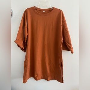 Oversized 3/4 sleeve shirt